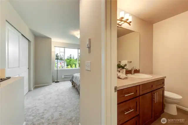 3/4 on-suite bathroom.
