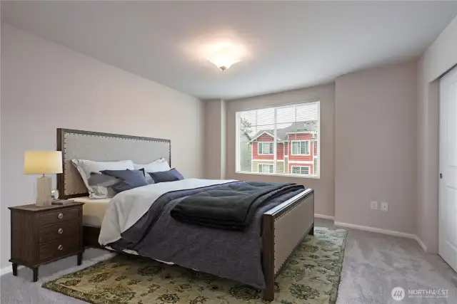Second bedroom with a full on-suite bathroom.