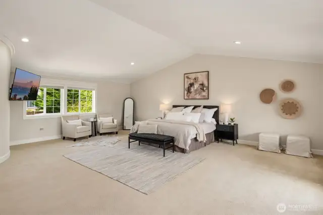 Extremely large 2nd floor primary suite