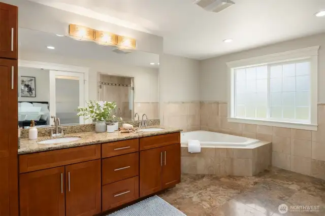 2nd floor primary suite 5-piece bath