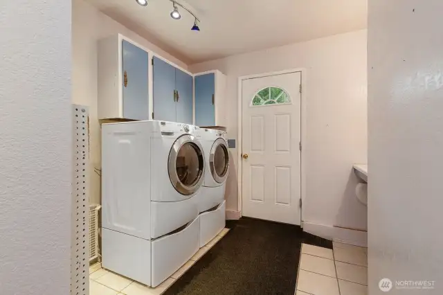 Laundry room on lower level