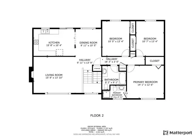 Floor plan Main level