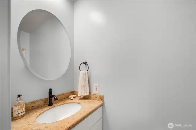 Half bath downstairs