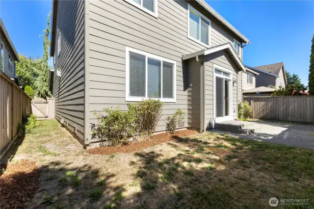 Another look with fencing for privacy.