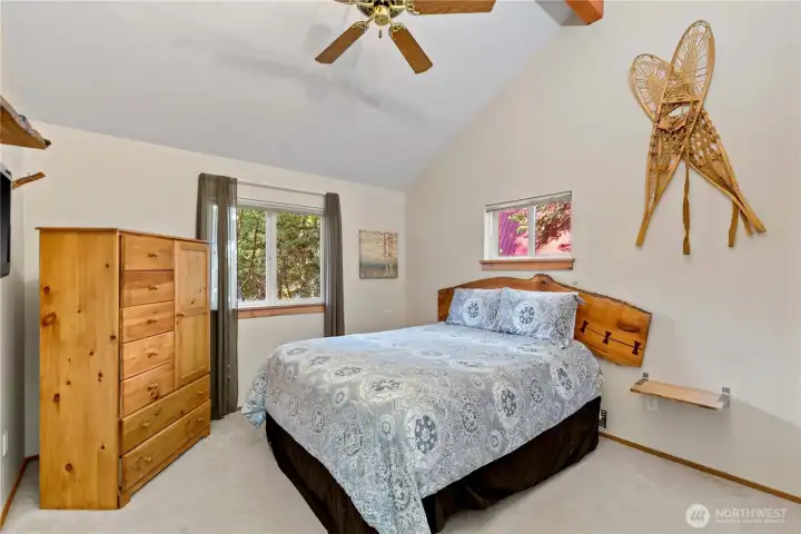 Main Floor Bedroom, Vaulted Ceiling