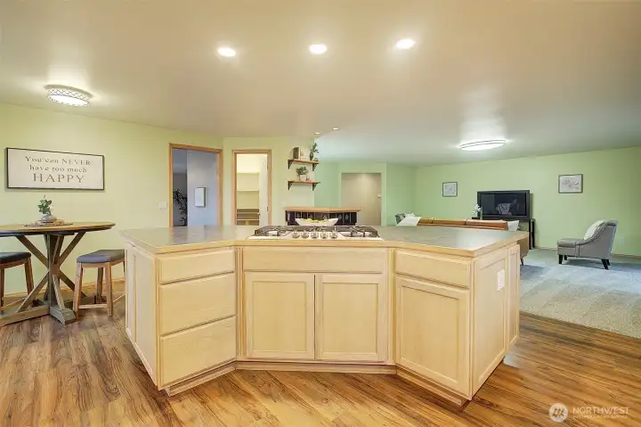 Storage in the island as well.