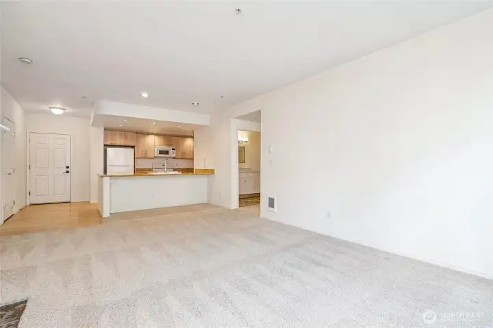 Living room to Kitchen