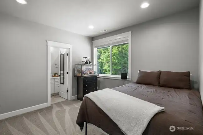 bedroom #2 with private bathroom.