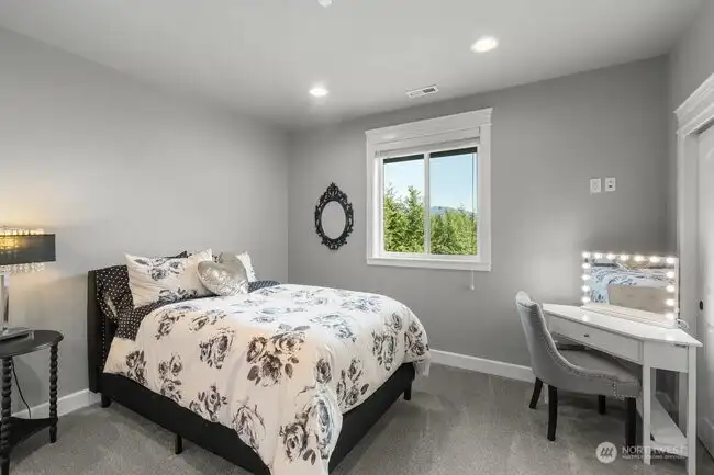 Bedroom # 3 Jack and Jill bedroom with attached bathroom and beautiful views!