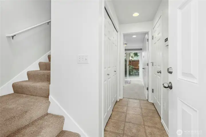 Light & Bright entry and lower level