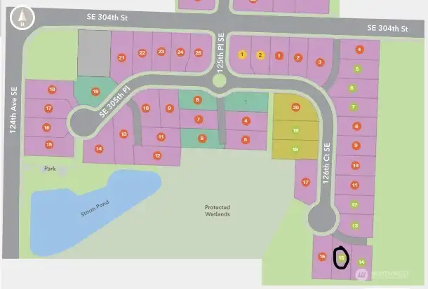 The Willows community map