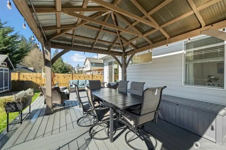 TREX Deck with Gazebo