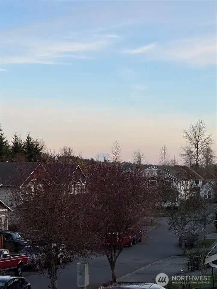 Mt. Rainier from Primary Bedroom