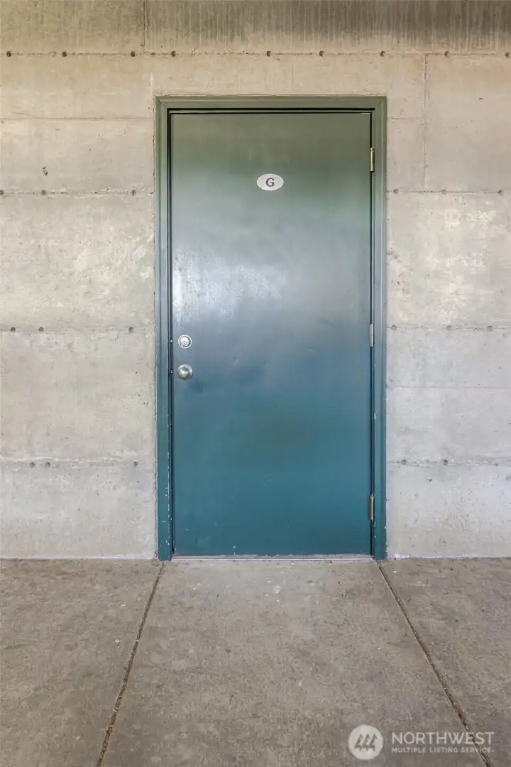 There is also an assigned storage room "G" and it also has power!