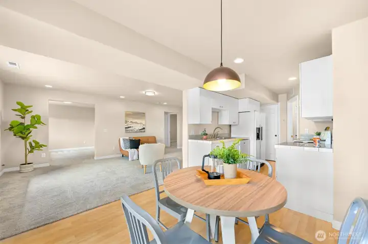 Lower level dining