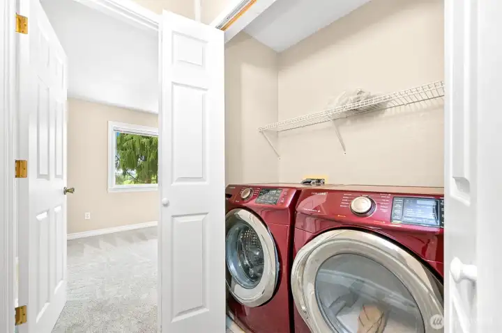 Lower level laundry