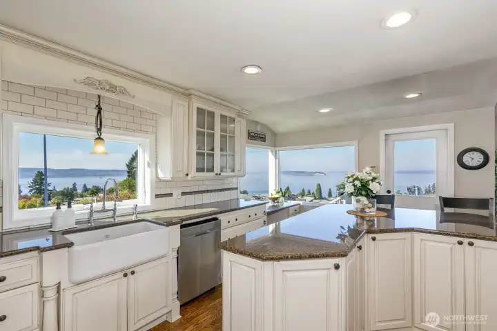 Kitchen with a view
