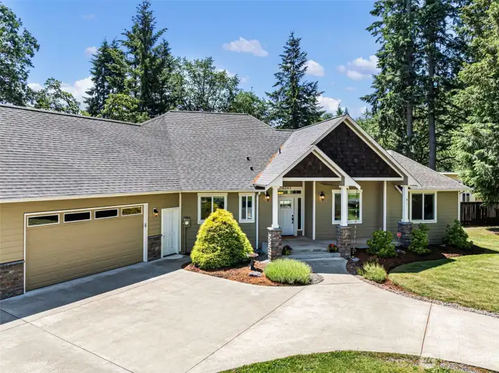 Craftsman details and features for this custom built home.