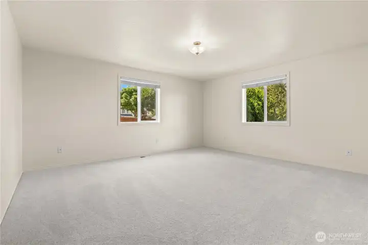 No Virtual Staging: The spacious primary suite offers a quiet retreat with ample room to unwind, along with an expansive walk-in closet and private 5-piece ensuite bathroom. Thoughtfully separated from the main living spaces, this layout provides added privacy and comfort within the home. No Virtual Staging: The spacious primary suite offers a quiet retreat with ample room to unwind, along with an expansive walk-in closet and private 5-piece ensuite bathroom. Thoughtfully separated from the main living spaces, this layout provides added privacy and comfort within the home.