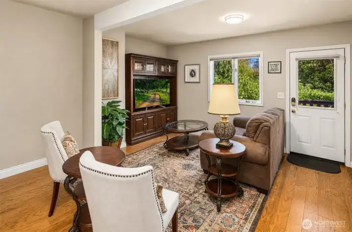 Virtually Enhanced lower level living suite Virtually Enhanced lower level living suite