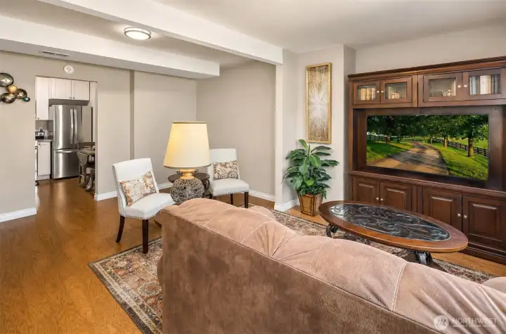 Virtually Enhanced lower level living suite Virtually Enhanced lower level living suite