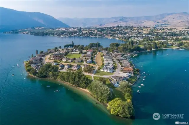 Aerial View of Wapato Point Resort