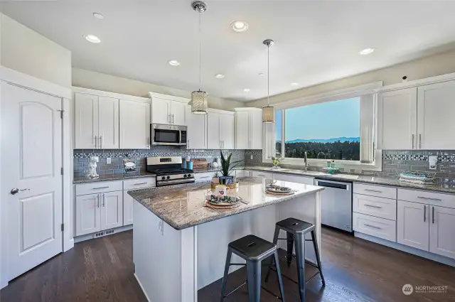 Eat in kitchen with large island