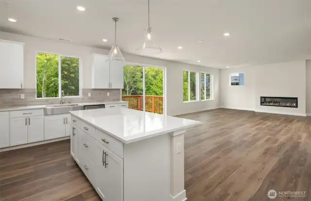 Kitchen-Dining-living room
