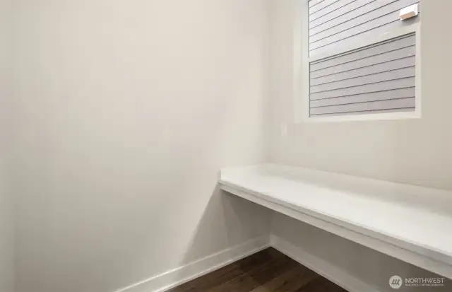 Planning Center off of kitchen area.