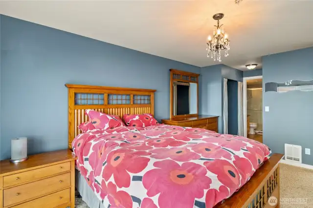Primary Bdrm with view