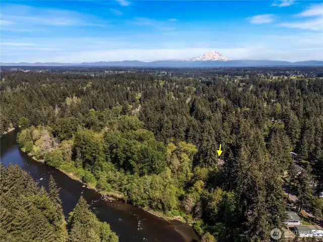 Views of Mount Rainier can be seen throughout the community of Yelm.