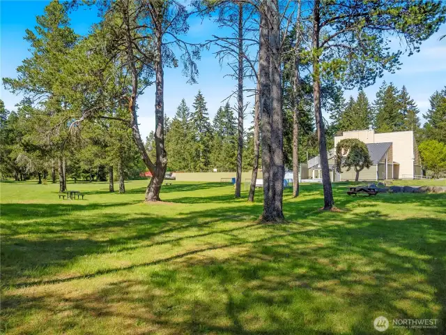 Nisqually Pines is an HOA along the Nisqually River...there is a community clubhouse, 2 saunas, a playground, and a river park for fishing and rafting.