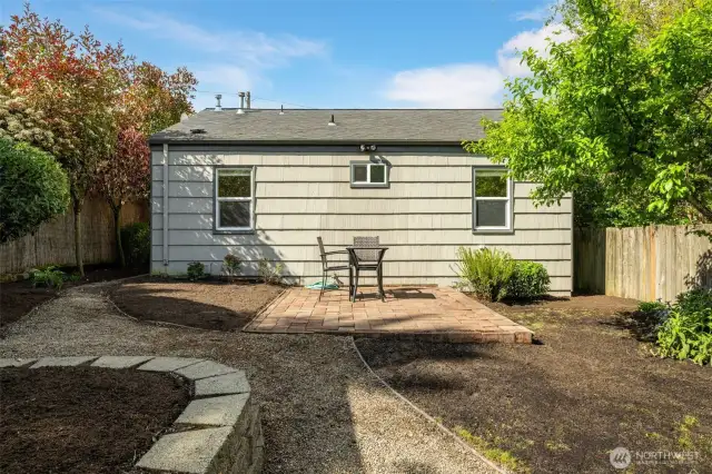 Plenty of room in your backyard to build raised beds for a stunning vegetable garden or plant grass and a cutting garden.