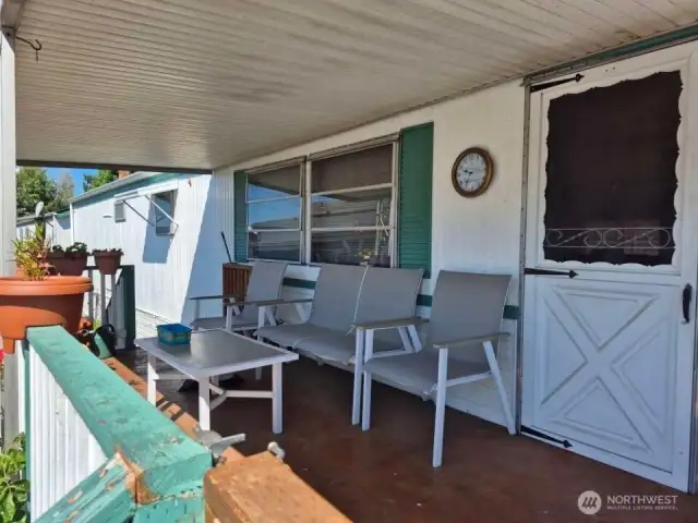 Covered porch