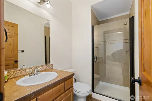 3/4 bathroom in the shop