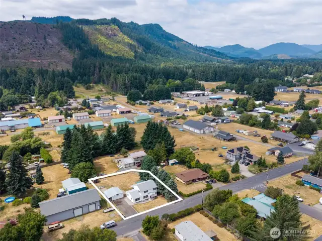 Ariel View - NW Facing