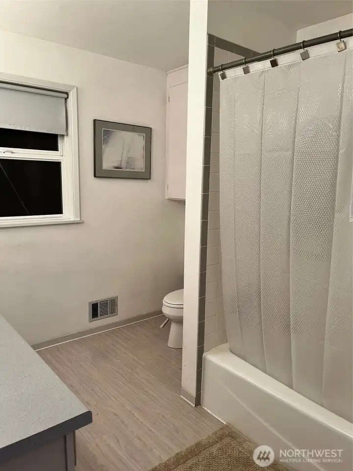 Spacious full Bathroom.