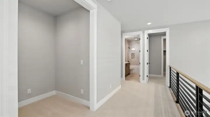 Unique design feature: use this as a Pooja Room, or E-space room or whatever you want!