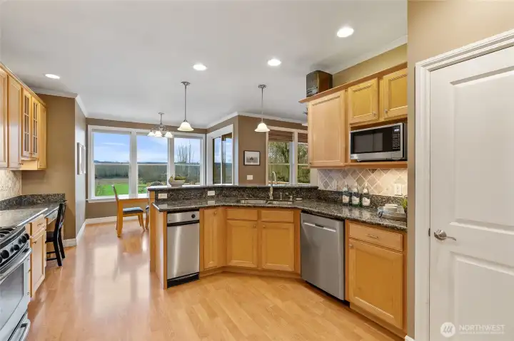 An abundance of Storage & Counter Space.