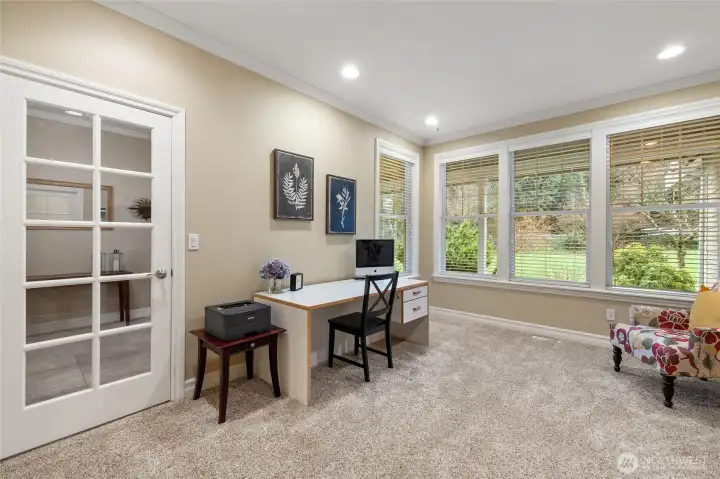 Spacious Den off Foyer