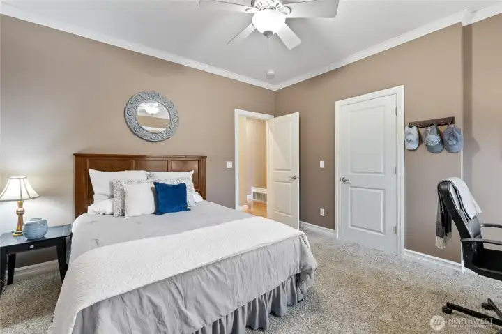 Bedroom #3 with Walk-in Closet