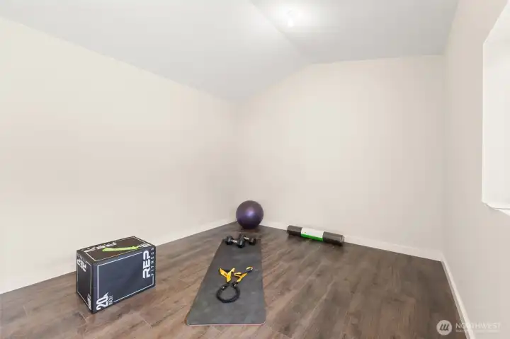 Could be a gym, artist studio, separate sleeping quarters, or an office!