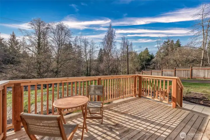 Lots of room for a grill and table & chairs.