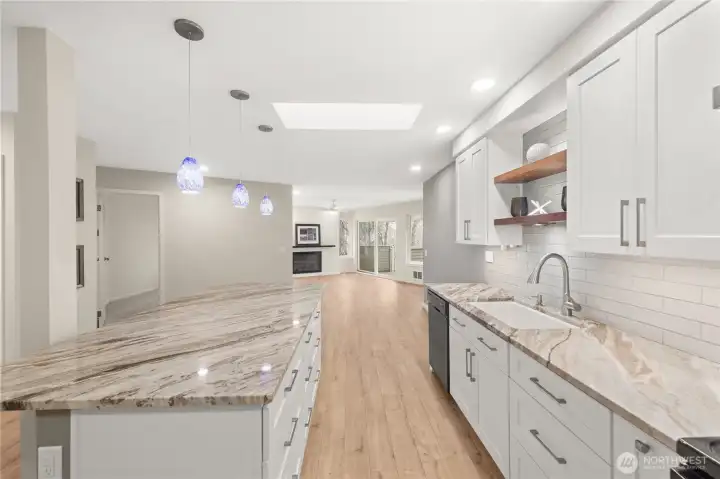 Open floorplan filled with natural light.