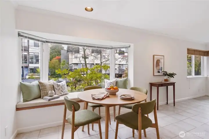 Virtual Staged! Kitchen nook