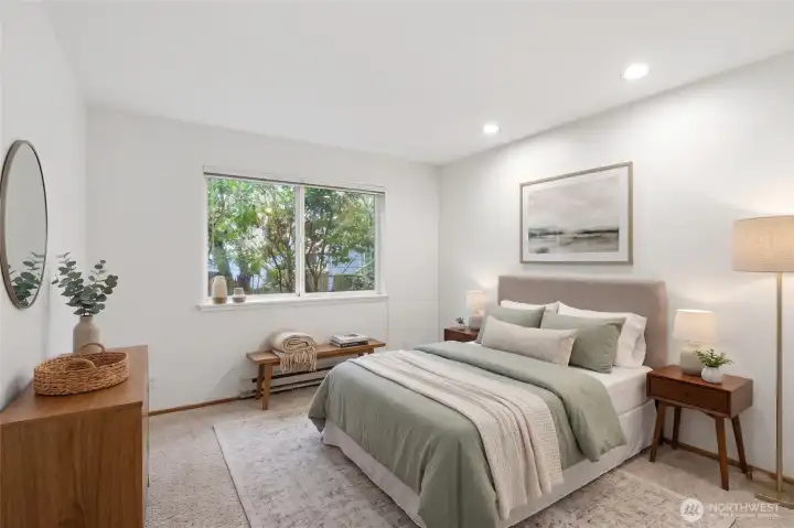 Two Bedrooms share a full bath/shower