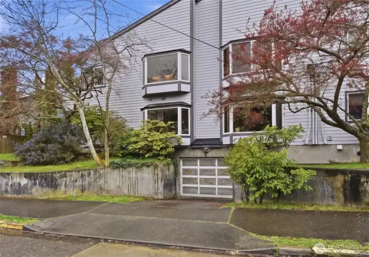 Secure off street parking under building.