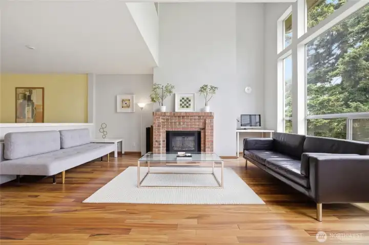 Living room, virtually staged Living room, virtually staged