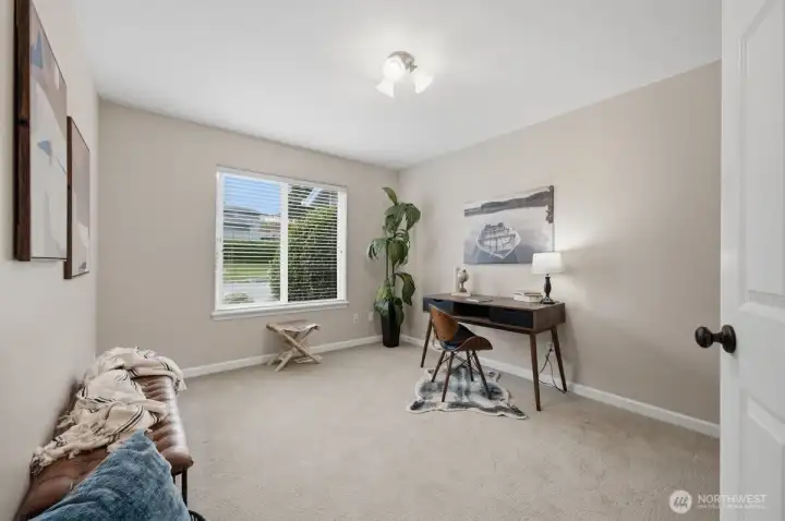 Main floor office space or bedroom.