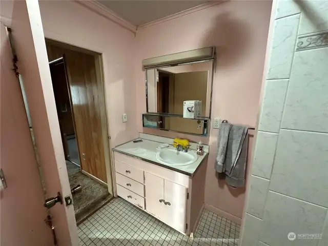 View of the bathroom.